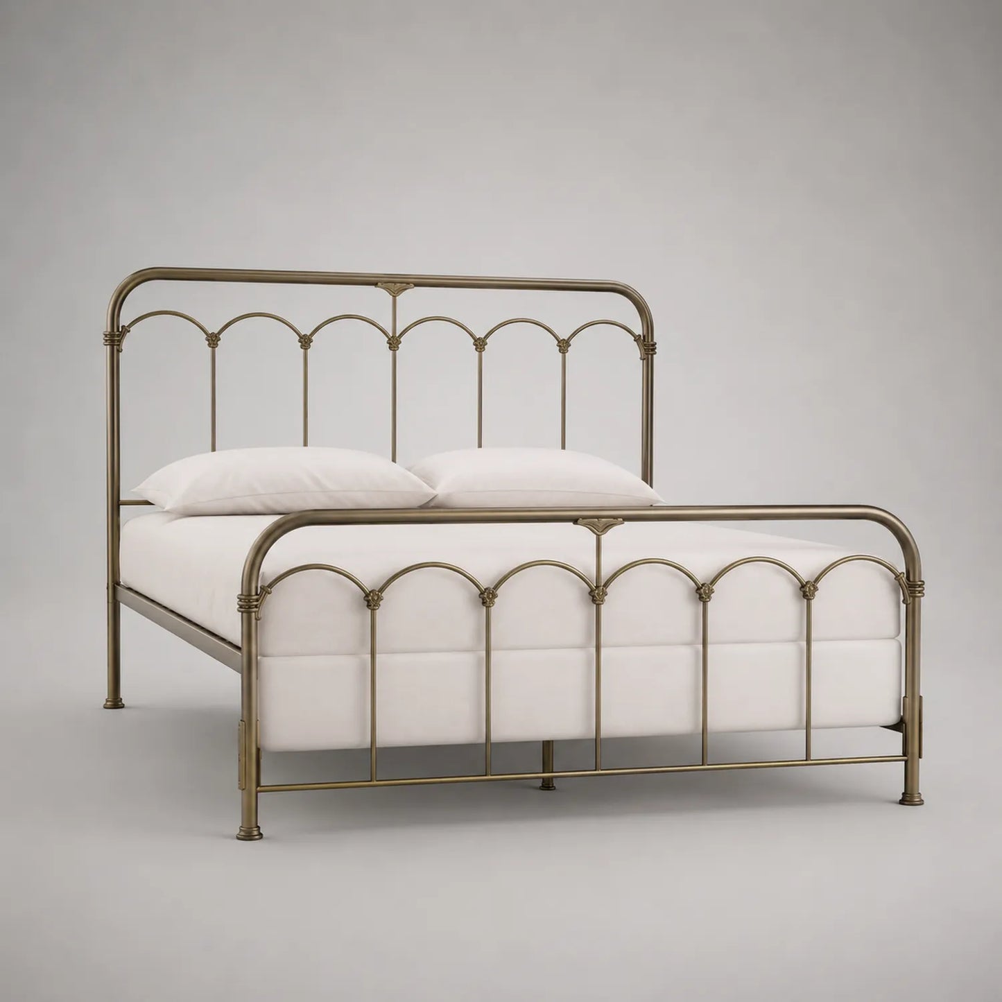 Metallbett Doppelbett Antik Messing 200x160 cm
