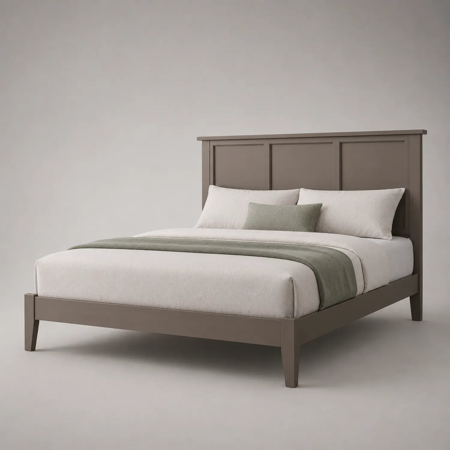 Holzbett mit Kopfteil 200x180cm Braun