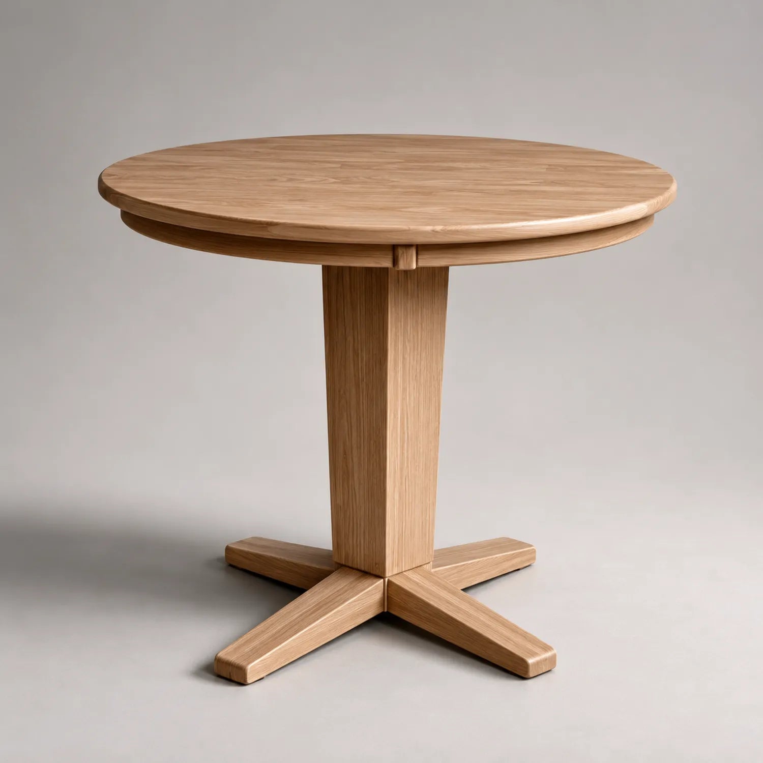 Runder Tisch aus Eiche 100 cm