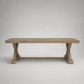 Holztisch Rechteckig Eiche 200x100x75cm Natur