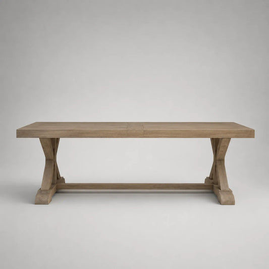 Holztisch Rechteckig Eiche 200x100x75cm Natur