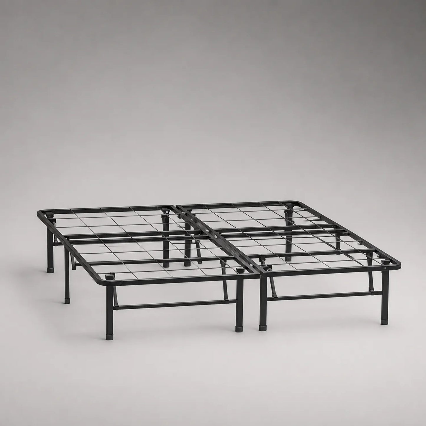 Metallbettgestell Schwarz 200 x 160 cm
