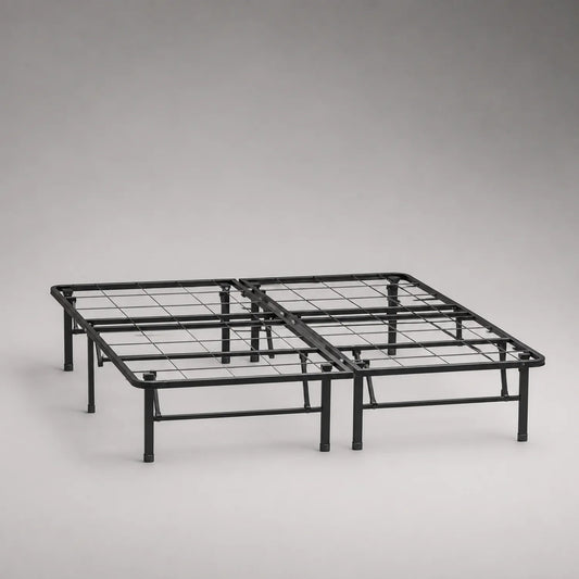 Metallbettgestell Schwarz 200 x 160 cm