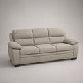 3-Sitzer Sofa Stoff Beige 220x90x85cm