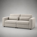 2-Sitzer Stoffsofa Beige 200x95x85 cm